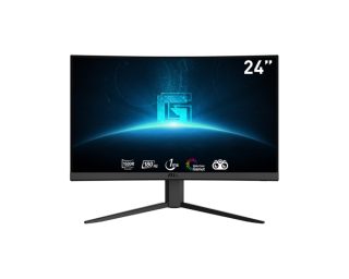 Монитор MSI G24C4 E2, 23.6", VA, 1ms, 180Hz, AG, FHD 1920x1080, Curved, 1500R, Adaptive Sync, NIGHT VISION, Anti-Flicker, LESS BLUE LIGHT, Frameless, 250nits, 3000:1, 2x HDMI (2.0b), 1x DP (1.2a), Tilt, VESA, 36M