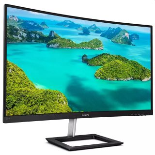 Philips 272E1CA 27" Curved 1500R WLED VA 1920x1080@75Hz, 4ms, 250cd/m2, 3000:1, Mega Infinity DCR, Low Blue Light, Tilt, D-SUB, HDMI, DP, Speakers, Black