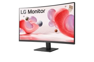 Монитор LG 32MR50C-B, 31.5" VA, извит дисплей, 5ms (GtG at Faster), 100Hz, 3000:1, Dynamic Action Sync, 250 cd/m2, Full HD 1920x1080, sRGB 99%, AMD FreeSync, Flicker Safe, Reader Mode, D-Sub, HDMI, Headphone Out, Tilt, черен