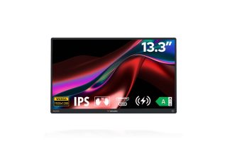 Verbatim Portable 13.3" WUXGA Touch Monitor ALU with Wireless Power Supply incl. Power Bank 5000mAh