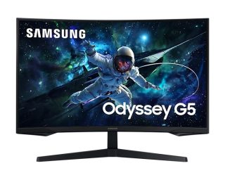 Samsung 27CG552 27" Odyssey G5 Curved VA 2560x1440 1ms 165Hz DP HDMI Black