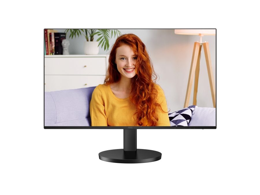 AOC 27B3CF2 27" IPS WLED монитор, 1920x1080@100Hz, 4ms GtG, 1ms MPRT, 250cd/m², 1300:1, 20M:1 DCR, Adaptive Sync, FlickerFree, Low Blue Mode, 2Wx2, Tilt, Height Adjust, HDMI, USB hub