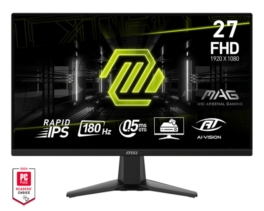 MSI MAG 275F 27" 180Hz Rapid IPS геймърски монитор