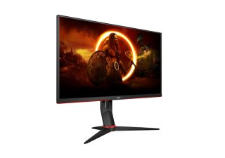 AOC 27G2ZN3/BK, 27" VA WLED, 1920x1080@280Hz, 1ms GtG, 0.5ms MPRT, 300cd/m2, 3000:1, 80M:1 DCR, Adaptive Sync, FlickerFree, Low Blue Mode, Tilt, Height Adjust, Pivot, Swivel, 2xHDMI, DP