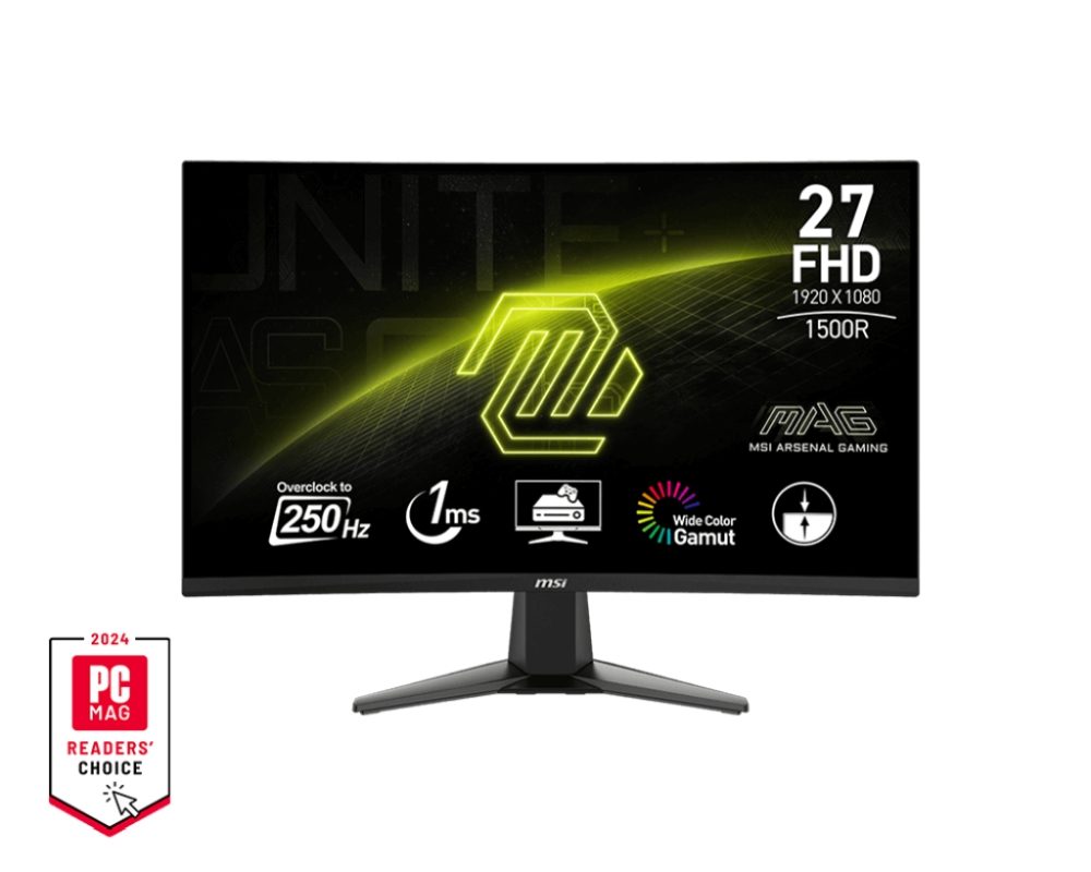 MSI MAG 27C6X 27" VA 240Hz извит гейминг монитор