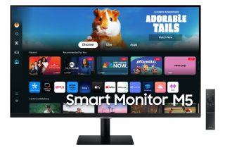 Samsung 32DM500 32" VA LED Smart монитор, 1920x1080, 2xUSB 2.0, 2xHDMI 1.4, Wi-Fi 5, Bluetooth, говорители, черен