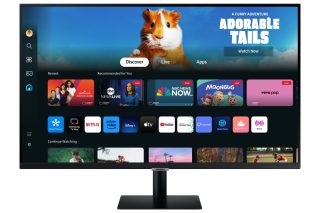 Samsung 32DM500 32" VA LED Smart монитор, 1920x1080, 2xUSB 2.0, 2xHDMI 1.4, Wi-Fi 5, Bluetooth, говорители, черен