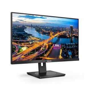 Монитор Philips 245B1, 23.8" IPS WLED, 2560x1440@75Hz, 4ms GtG, 250cd/m², 1000:1, DCR 50M:1, Adaptive Sync, FlickerFree, Low Blue Mode, 2Wx2, Tilt, Height Adjust, Pivot, Swivel, DVI, HDMI, DP, USB hub