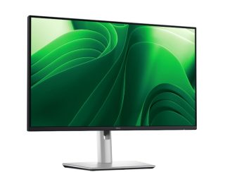 Dell P2425D 23.8" WQHD LED монитор, IPS Anti-Glare, 5ms, 100 Hz, 1500:1, 350 cd/m2, 2560x1440, 99% sRGB, USB-C, 3x USB 5Gbps Type-A, HDMI, DisplayPort, регулиране на височина, Pivot, Swivel, Tilt, черен