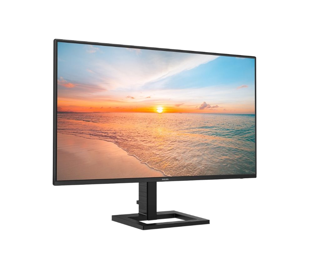 Монитор Philips 27E1N1600AE, 27" IPS WLED, 2560x1440@100Hz, 4ms GtG, 1ms MPRT, 350cd/m², 1500:1, Mega Infinity DCR, Adaptive Sync, FlickerFree, Low Blue Light, 2Wx2, Tilt, Height Adjust, HDMI, USB hub