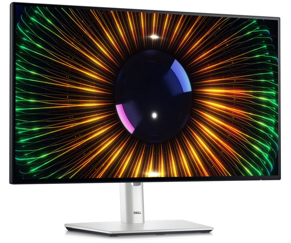 Dell U2424H 23.8" IPS Anti-Glare UltraSharp InfinityEdge монитор, 5ms, 1000:1, 250 cd/m2, FullHD 1920x1080, 120 Hz, 100% sRGB, HDMI, DisplayPort, USB 3.2 Gen 2/USB-C, ComfortView Plus, регулиране на височината, Pivot, Swivel, Tilt, черен