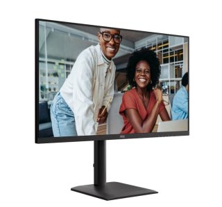 Монитор AOC Q32E4U, 31.5" IPS WLED, 2560x1440@100Hz, 4ms GtG, 350cd/m², 1000:1, 20M:1 DCR, Adaptive Sync, FlickerFree, Anti Blue Mode, 3Wx2, Tilt, Height Adjust, Pivot, Swivel, 2xHDMI, DP, USB Hub
