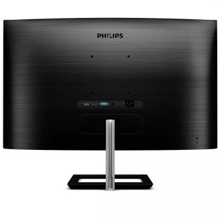 Монитор Philips 325E1C/00, 31.5", Curved 1500R, VA, WLED, 2560x1440@75Hz, 4ms GTG, 250cd/m2, 3000:1, Mega Infinity DCR, FreeSync/Adaptive Sync, FlickerFree, Low Blue Mode, Tilt, D-SUB, HDMI, DP