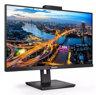 Монитор Philips 242B1H/00, 23.8" IPS WLED, 1920x1080@75Hz, 4ms GtG, 250cd/m2, 1000:1, DCR 50M:1, Adaptive Sync, FlickerFree, Low Blue Mode, 2Wx2, Tilt, Height Adjust, Pivot, Swivel, D-SUB, DVI, HDMI, DP, USB hub