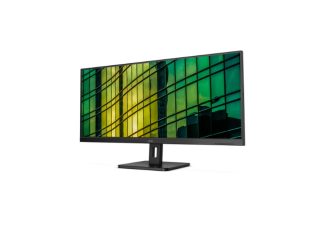 AOC U34E2M 34" VA WLED Ultrawide QHD монитор, 3440x1440@100Hz, 4ms GtG, 300cd/m2, 4000:1, 20M:1 DCR, Adaptive Sync, FlickerFree, Low Blue Light, Tilt, 2xHDMI, DP