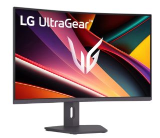 LG 32G600A-B, 31.5" UltraGear Curved Gaming VA, AG, 1ms, 180Hz, 3000:1, 300cd/m2, QHD (2560x1440), AMD FreeSync, Dynamic Action Sync, HDR 10, sRGB 99%, HDMI, DisplayPort, Tilt, Headphone out, Black