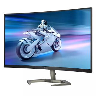 Монитор Philips Evnia 32M1C5200W, 31.5", Curved 1500R, VA, WLED, 1920x1080@240Hz, 1ms GtG, 0.5ms MPRT, 300cd/m2, 3000:1, Mega Infinity DCR, Adaptive Sync, FlickerFree, Low Blue Mode, Tilt, Height Adjust, Swivel, 2xHDMI, DP