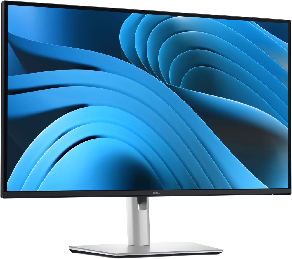 Dell P2725D 27" WQHD LED монитор, IPS Anti-Glare, 5ms, 100 Hz, 1500:1, 350 cd/m2, 2560x1440, 99% sRGB, USB-C, 3x USB 5Gbps Type-A, HDMI, DisplayPort, регулируема височина, Pivot, Swivel, Tilt, черен
