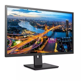 Монитор Philips 325B1L, 31.5" IPS WLED, 2560x1440@75Hz, 4ms GtG, 250cd/m², 1200:1, DCR 50M:1, Adaptive Sync, FlickerFree, Low Blue Mode, 3Wx2, Tilt, Height Adjust, Pivot, Swivel, 2xHDMI, DP, USB hub