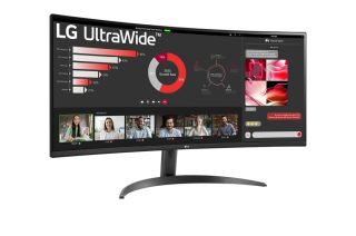LG 34WR50QK-B 34" UltraWide Curved монитор