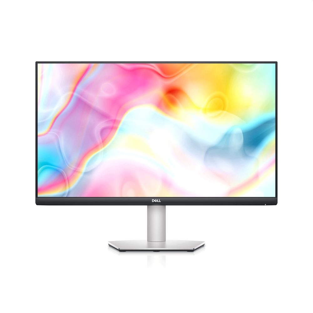 Dell S2722DC 27" IPS Anti-Glare монитор, QHD 2560x1440, 99% sRGB, AMD FreeSync, USB-C, високоговорители, регулиране на височината, черен