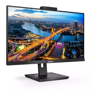 Philips 275B1H/00 27" IPS WLED монитор, 2560x1440@75Hz, 4ms GTG, 300cd/m2, 1000:1, DCR 50M:1, Adaptive Sync, FlickerFree, Low Blue Mode, 3Wx2, Webcam, Tilt, Height Adjust, Pivot, Swivel, DVI, HDMI, DP, USB hub