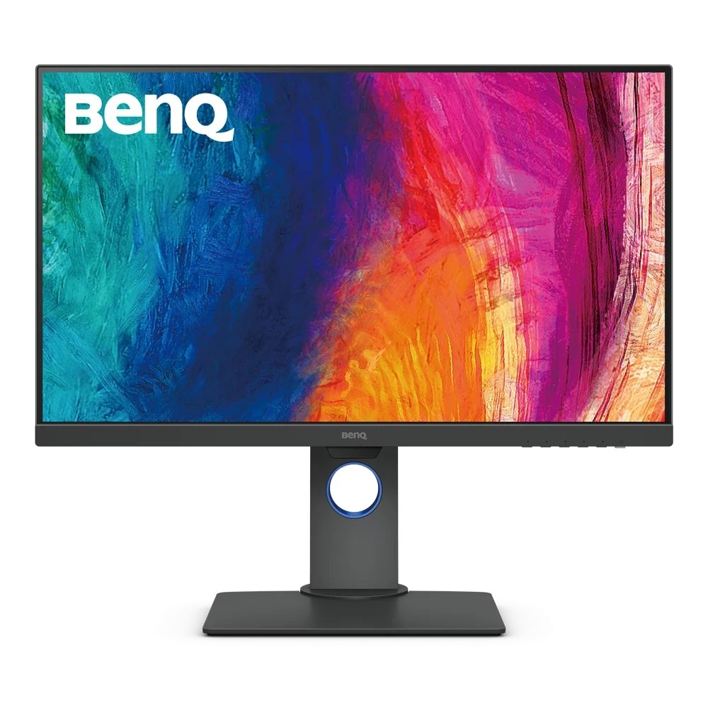 BenQ PD2705Q 27" IPS LED монитор, 2560x1440 2K QHD, Designer Monitor, AQCOLOR, 100% sRGB, HDR10, B.I., LBL, KVM, ICCsync, CAD/CAM, DualView, Контраст 1000:1, 300 cd/m2, HDMI, DP, USB Type-C (Power 65W, DP alt), Високоговорители 2x2W, Регулиране на височина, Завъртане, Наклон, Сив