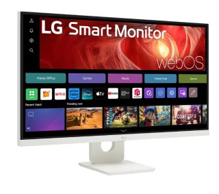LG 27U731SA-W 27" IPS Smart монитор с webOS23, 4K UHD, HDR10, USB-C, Бял