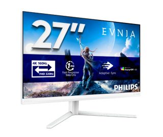 Philips 27M2N5901A, 27" Fast IPS WLED, 3840x2160@160Hz, 1ms GtG, 0.5ms MPRT, 450cd/m2, 1000:1, Mega Infinity DCR, Adaptive Sync, FlickerFree, LowBlue Mode, 5Wx2, Tilt, Height Adjust, Pivot, Swivel, 2xHDMI, DP, USB hub
