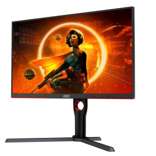 AOC Q27G3XMN/BK, 27" VA Backlight тип MiniLED, 2560x1440@180Hz, 1ms GtG, 1000cd/m2, 3000:1, DCR 80M:1, Adaptive Sync, FlickerFree, Low Blue Light, Tilt, Height Adjust, Pivot, Swivel, 2xHDMI, DP