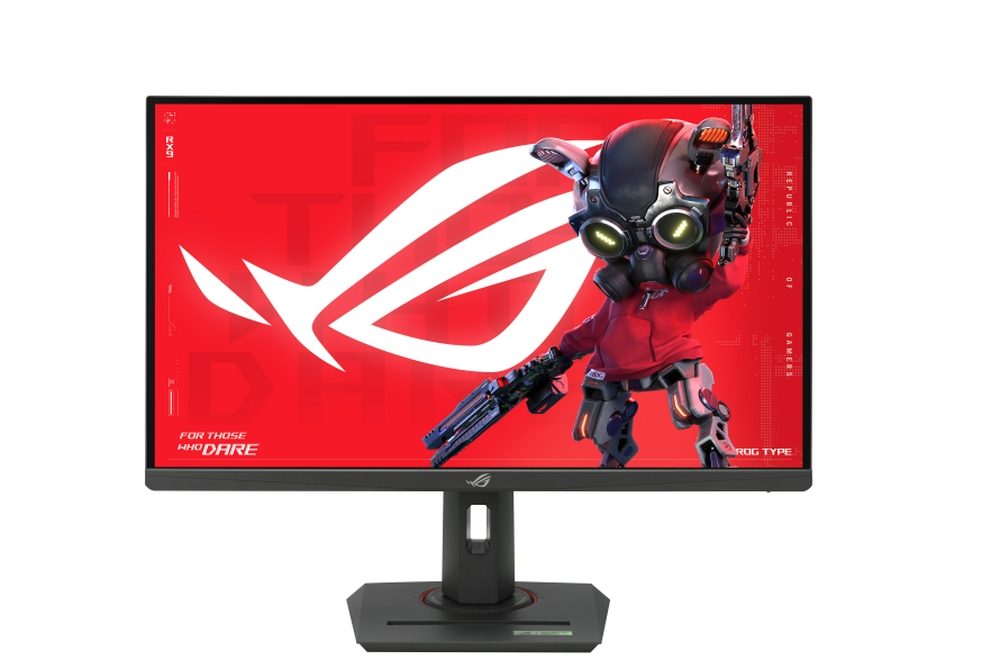Asus ROG Strix XG27ACG Gaming Monitor, 27", 2K (2560x1440), 180Hz, 1ms (GTG), Fast IPS, Extreme Low Motion Blur Sync, USB Type-C, G-Sync съвместим, DisplayWidget Center, стативен отвор, HDR, Aura Sync, черен