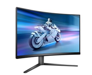 Philips Evnia 32M2C5500W, 31.5" Curved 1000R, Fast VA, WLED, 2560x1440@240Hz, 1ms GtG, 0.5ms MPRT, 500cd/m2, 4000:1, Mega Infinity DCR, Adaptive Sync, FlickerFree, Low Blue Mode, Tilt, Height Adjust, Swivel, 2xHDMI, 2xDP, USB hub