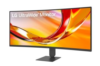 Монитор LG 34U640B-B, 34" UltraWide 21:9, VA, извит, 144 Hz, 5ms, 4000:1, 300cd/m2, WQHD 3440x1440, sRGB 99%, HDR 10, USB Type-C, PD-65W, HDMI, DisplayPort, Reader mode, AMD FreeSync, KVM Switch, наклон, регулиране на височина, черен