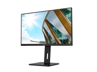 Монитор AOC U32P2, 31.5" VA WLED, 3840x2160@60Hz, 4ms GtG, 350cd/m2, 3000:1, 50M:1 DCR, Adaptive Sync, FlickerFree, Low Blue Light, 3Wx2, Tilt, Height Adjust, Pivot, Swivel, 2xHDMI, DP, USB hub