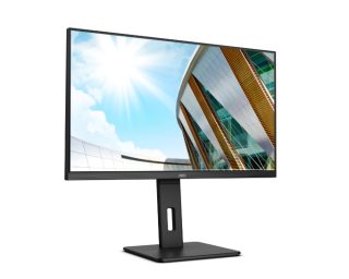 Монитор AOC U32P2, 31.5" VA WLED, 3840x2160@60Hz, 4ms GtG, 350cd/m2, 3000:1, 50M:1 DCR, Adaptive Sync, FlickerFree, Low Blue Light, 3Wx2, Tilt, Height Adjust, Pivot, Swivel, 2xHDMI, DP, USB hub