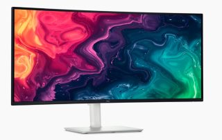 Dell S3425DW, 34" Извит AG LED 21:9, VA, 1ms, 3000:1, 300 cd/m2, UW-QHD (3440x1440), 99% Srgb, 90% DCI-P3, USB-C, USB Hub, AMD FreeSync, HDR10, HDMI, говорители, ComfortView, PIP, PBP, регулиране на височина, наклон, завъртане, черен