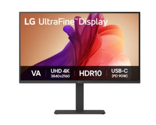 LG 32U720A-B 31.5" UltraFine 4K LED монитор, VA, антирефлексен, 5ms, 250 cd/m², 3000:1, UHD (3840 x 2160), DCI-P3 90%, HDR 10, USB-C (PD 90W), HDMI, DisplayPort, LG Switch, Dynamic Action Sync, Reader mode, 5W x 2 говорители, Headphone out, Tilt/Height/Swivel/Pivot, черен