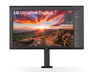 LG 32UN880K-B, 31.5" UltraFine Ergo 4K, IPS AG, DCI-P3 95%, 5ms, 350 cd/m2, 1000:1, 3840x2160, HDR 10, USB Type-C 60W, USB, HDMI, DisplayPort, AMD FreeSync, Speaker 5Wx2, LG Switch, Reader Mode, Tilt/Height/Swivel/Pivot/Extend/Retract, Black