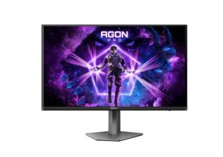 AOC AG276QZD2 26.7" QD-OLED гейминг монитор, 2560x1440@240Hz, 0.03ms, 1000cd/m², 1.5M:1, 80M:1 DCR, Adaptive Sync, FlickerFree, Low Blue Light, 5Wx2, Tilt, Height Adjust, Pivot, Swivel, 2xHDMI, 2xDP, USB hub