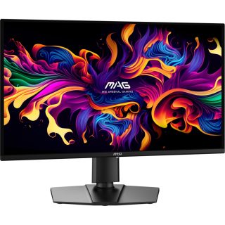 MSI MAG 274QP QD-OLED X24 Gaming Monitor, 26.5", 0.03ms, 240Hz, 2560x1440, G-SYNC, AMD FreeSync Premium, AI Vision, Console Mode, ClearMR 13000, HDR Ready, DP(1.4a), 2xHDMI(2.1), Pivot, Height Adj., VESA 100, Black, 6.7kg