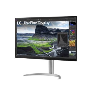 Монитор LG 32UQ850V-W, 31.5" IPS, 5ms GtG, 2000:1, 400cd/m2, UHD 4K (3840 x 2160), FreeSync, HDR 10, DCI-P3 98%, USB Type-C (PD 90W), USB HUB, HDMI, DisplayPort, Height Adjustable, Swivel, Tilt, LG Calibration Studio, Speakers 5W x 2, Black