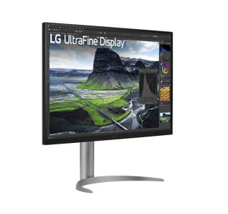 Монитор LG 32UQ850V-W, 31.5" IPS, 5ms GtG, 2000:1, 400cd/m2, UHD 4K (3840 x 2160), FreeSync, HDR 10, DCI-P3 98%, USB Type-C (PD 90W), USB HUB, HDMI, DisplayPort, Height Adjustable, Swivel, Tilt, LG Calibration Studio, Speakers 5W x 2, Black