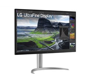Монитор LG 32UQ850V-W, 31.5" IPS, 5ms GtG, 2000:1, 400cd/m2, UHD 4K (3840 x 2160), FreeSync, HDR 10, DCI-P3 98%, USB Type-C (PD 90W), USB HUB, HDMI, DisplayPort, Height Adjustable, Swivel, Tilt, LG Calibration Studio, Speakers 5W x 2, Black