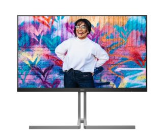 Монитор AOC U32U3CV, 31.5" Nano IPS WLED, 3840x2160@60Hz, 4ms GtG, 400cd/m², 1000:1, 50M:1 DCR, Adaptive Sync, FlickerFree, Anti Blue Light, 3Wx2, Tilt, Height Adjust, Pivot, Swivel, 2xHDMI, DP, USB hub