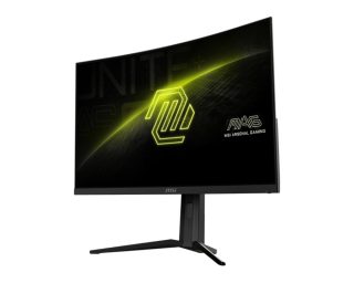 Монитор MSI MAG 321CUP, 31.5", VA, 160Hz, 1ms, UHD 3840x2160, извит, FreeSync Premium, HDR 400, AI VISION, Console Mode, VRR, ALLM, CEC, PIP, PBP, 350 нита, 3000:1, 100M:1, DP (1.4a), 2x HDMI (2.1), 1x Type-C (DP alt. PD 15W), Рег. стойка 130mm, Tilt, VESA