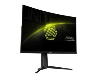 Монитор MSI MAG 321CUP, 31.5", VA, 160Hz, 1ms, UHD 3840x2160, извит, FreeSync Premium, HDR 400, AI VISION, Console Mode, VRR, ALLM, CEC, PIP, PBP, 350 нита, 3000:1, 100M:1, DP (1.4a), 2x HDMI (2.1), 1x Type-C (DP alt. PD 15W), Рег. стойка 130mm, Tilt, VESA