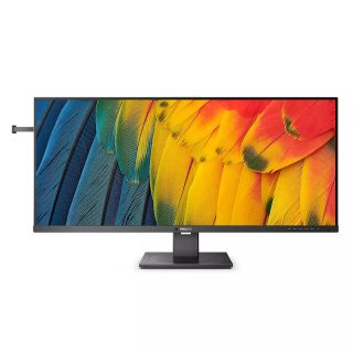 Philips 40B1U5600 40" IPS WLED монитор, 3440x1440@100Hz, 4ms GtG, 500cd/m², 1200:1, DCR 50M:1, Adaptive Sync, FlickerFree, Low Blue Mode, 5Wx2, Tilt, Height Adjust, Swivel, HDMI, DP, USB hub, KVM