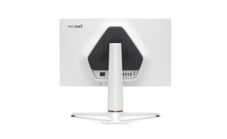 Монитор BenQ MOBIUZ EX271U, 27", 4K UHD, IPS, 1ms GtG, 165Hz, 120Hz за конзола с eARC, Color Shuttle, FreeSync Premium, B.I.+ Gen2, HDRi и HDR400, Quickit, 1200:1, 95% P3, 400 нита, USB-C (DP alt. PD 65W), USB хъб, HDMI 2.1, DP, регулиране на височината 100 мм, бял
