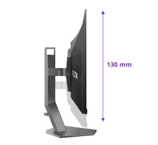 AOC AG276QKD2 26.5" QD-OLED геймърски монитор, 2560x1440@500Hz, 0.03ms GtG, 1000cd/m², 1.5M:1, 80M:1 DCR, Adaptive Sync, Low Blue Light, FlickerFree, 5Wx2, Tilt, Height Adjust, Pivot, Swivel, 2xHDMI, DP, USB hub