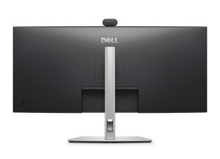 Dell P3426WEV, 34.1" извит монитор с уебкамера, IPS Anti-Glare, 5ms, 100 Hz, 1500:1, 350 cd/m2, UW-QHD 3440x1440, 99% sRGB, HDMI, DisplayPort, USB-C хъб, RJ45, уебкамера, KVM превключвател, PD 90W, регулиране на височината, Pivot, Swivel, Tilt, черен